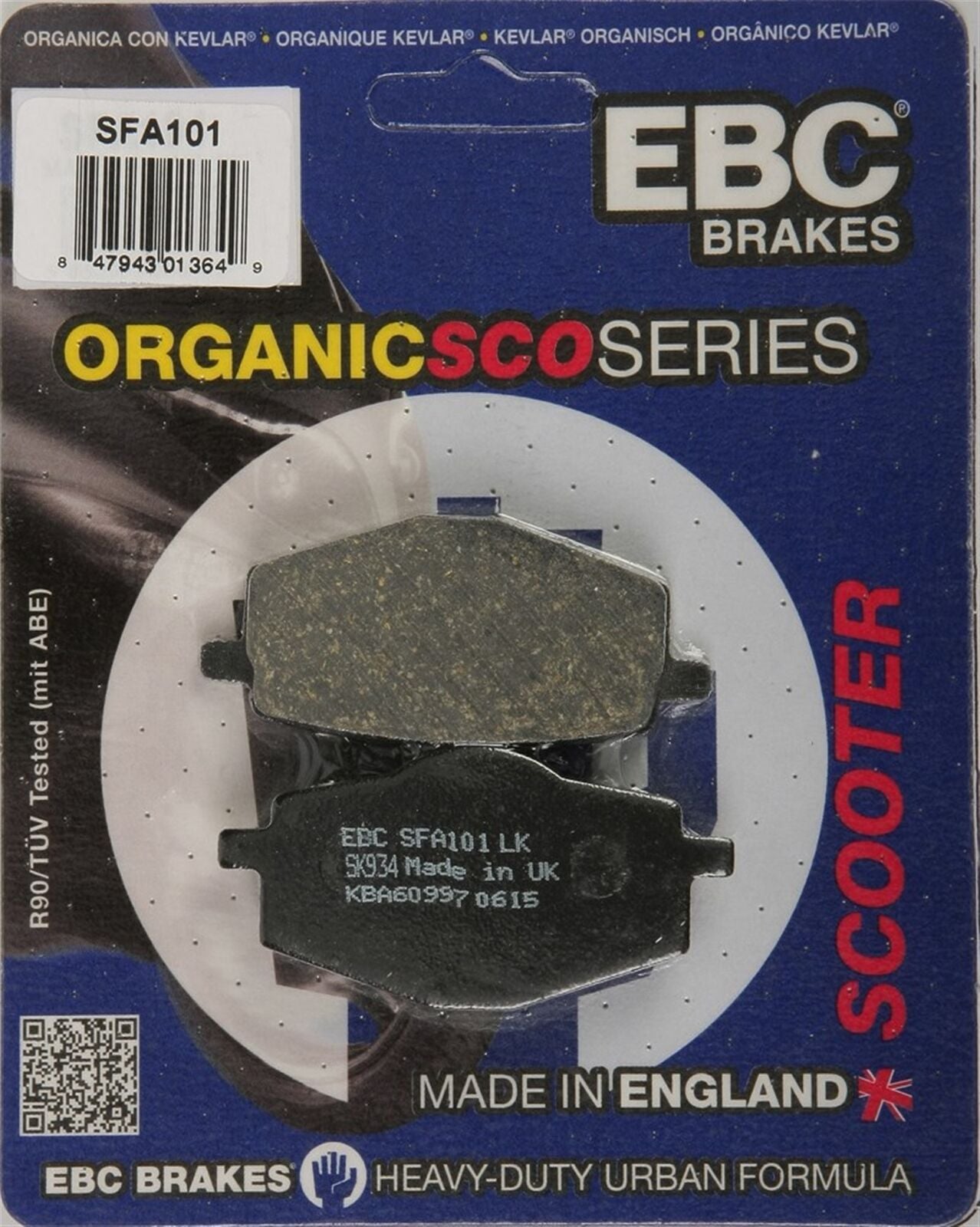 RKS VRS 125 Arka Fren Balata Takımı EBC