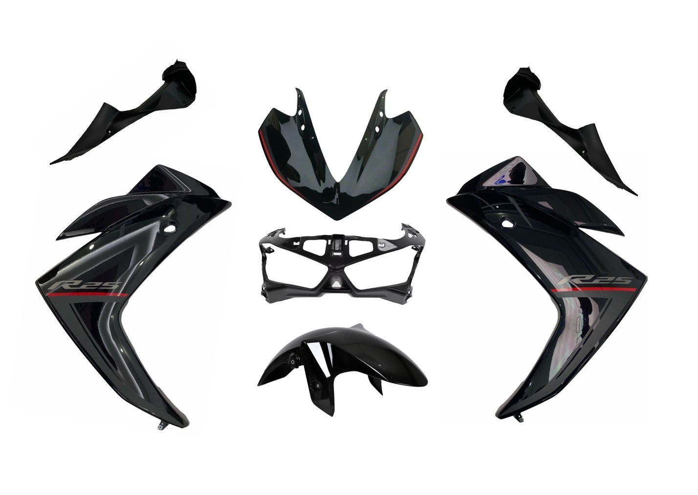 Yamaha YZF R25 2018 ABS Siyah Ön Grenaj Seti (Orjinal)