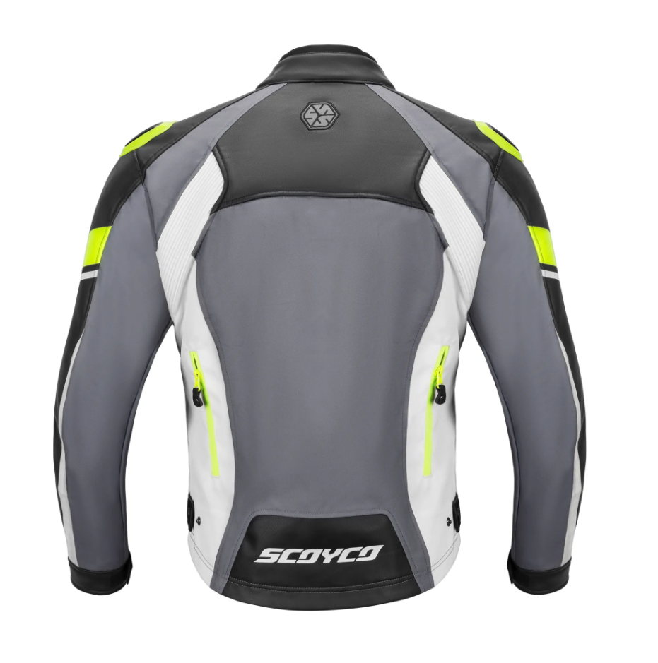 Scoyco JK 152 Motosiklet Montu Neon-Nardo Gri L