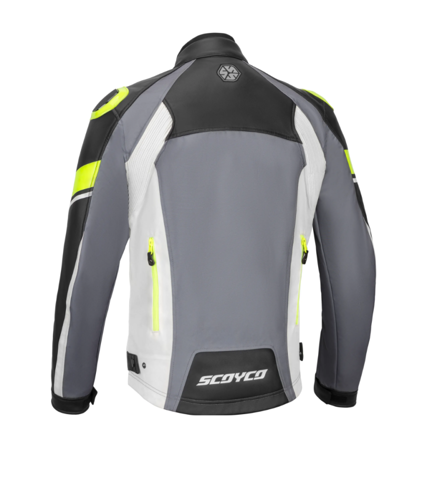 Scoyco JK 152 Motosiklet Montu Neon-Nardo Gri L