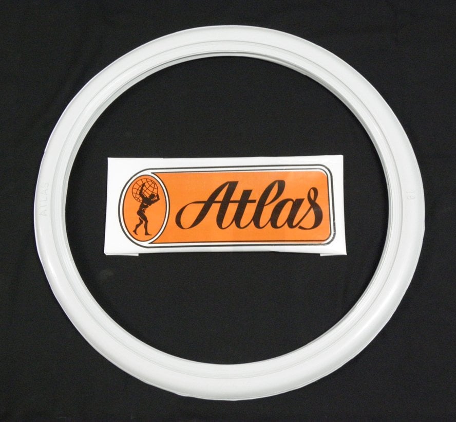 Motosiklet 18'' Kalın Beyaz Yanak ATLAS