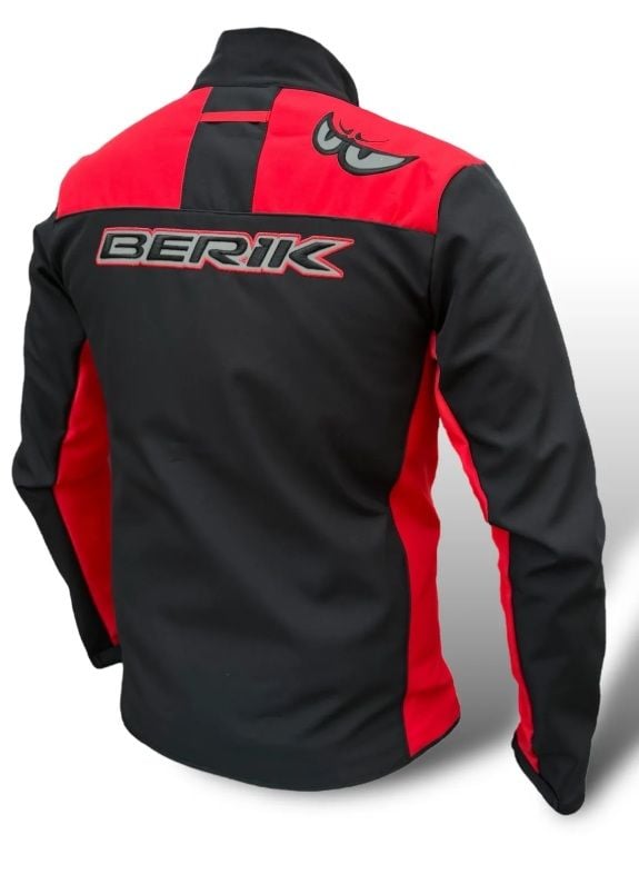 Berik Force Kırmızı Softshell Kışlık Motosiklet Montu