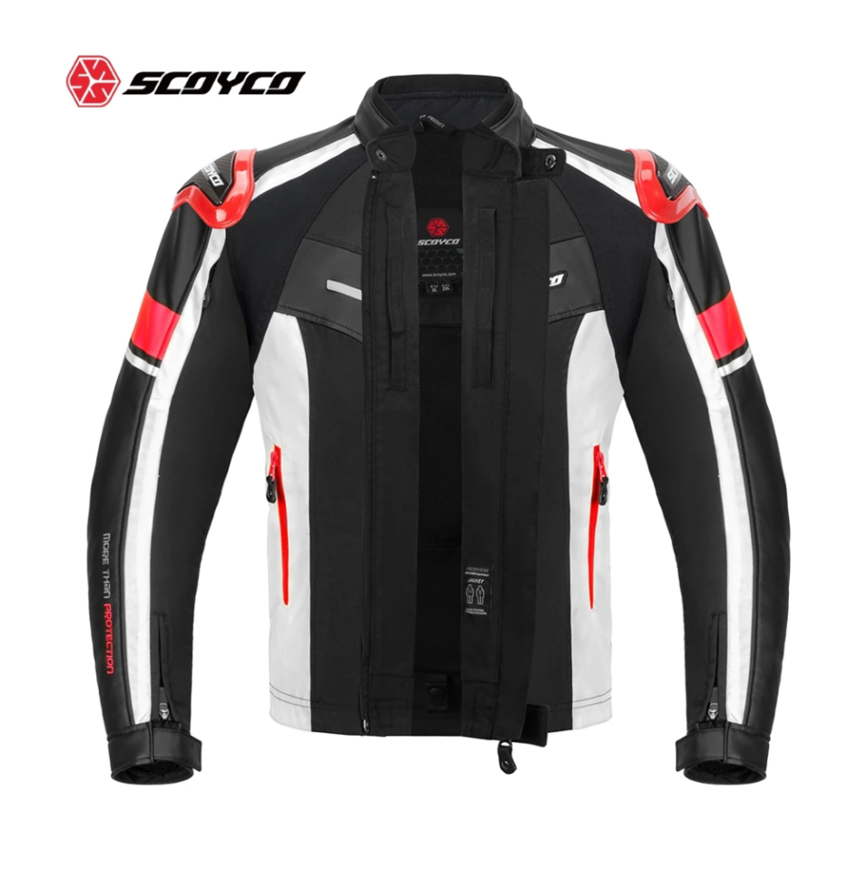 Scoyco JK 152 Motosiklet Montu Siyah Kırmızı XL