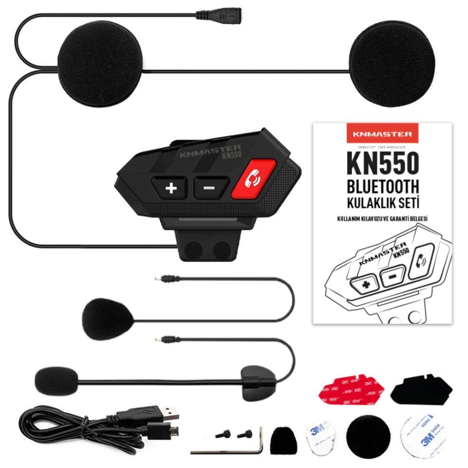 KNMaster KN550 Pro İnterkom Siyah