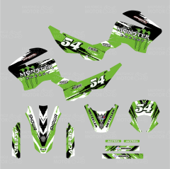 Mondial X-Treme Maxx 200 i Monster Energy Design Sticker Set