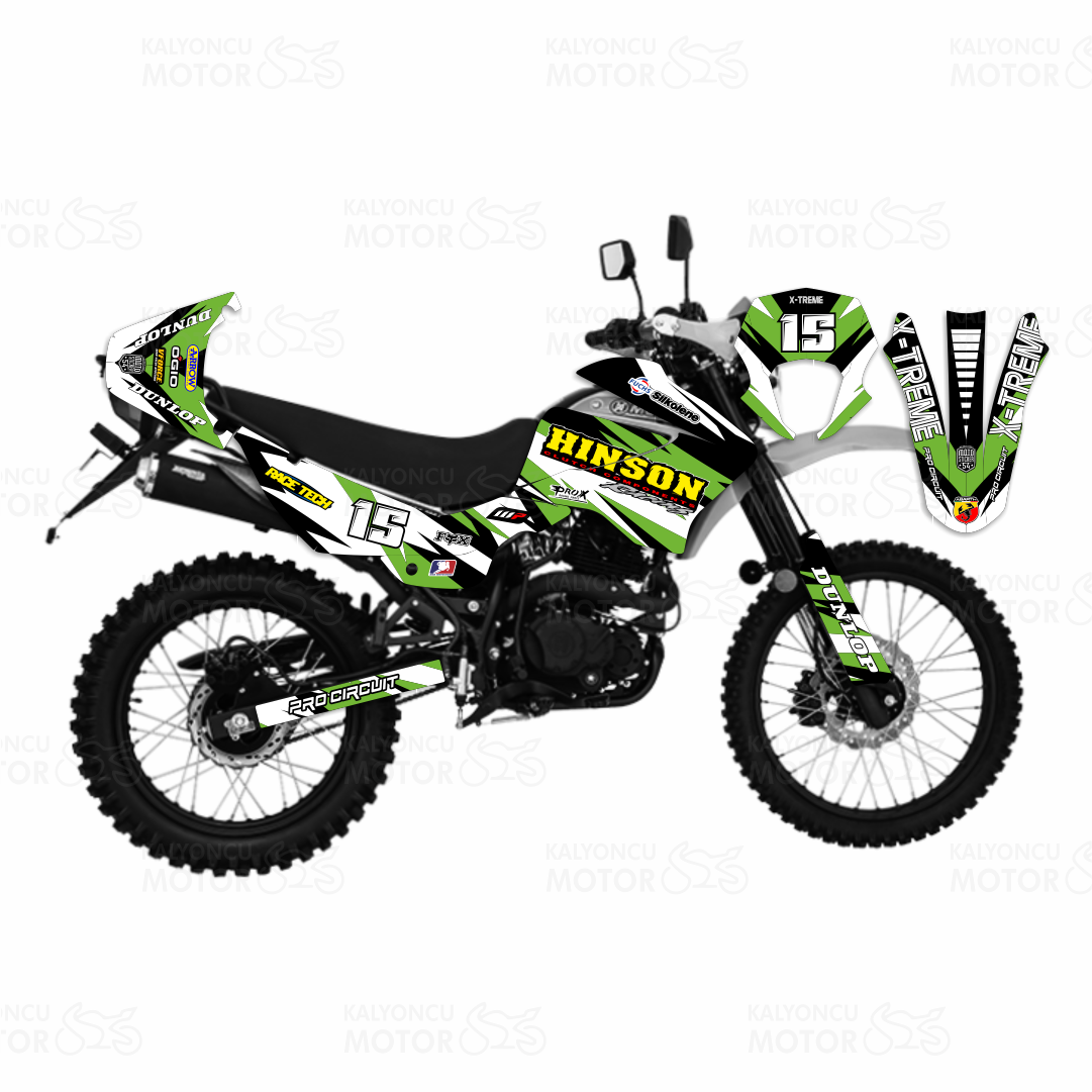 Mondial X-Treme Maxx 200 i Hinson Design Sticker Set