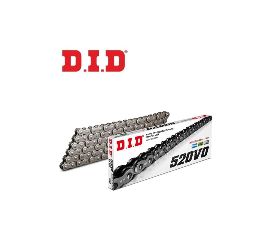 DID 520 Oring Çelik Zincir - 128 Bakla