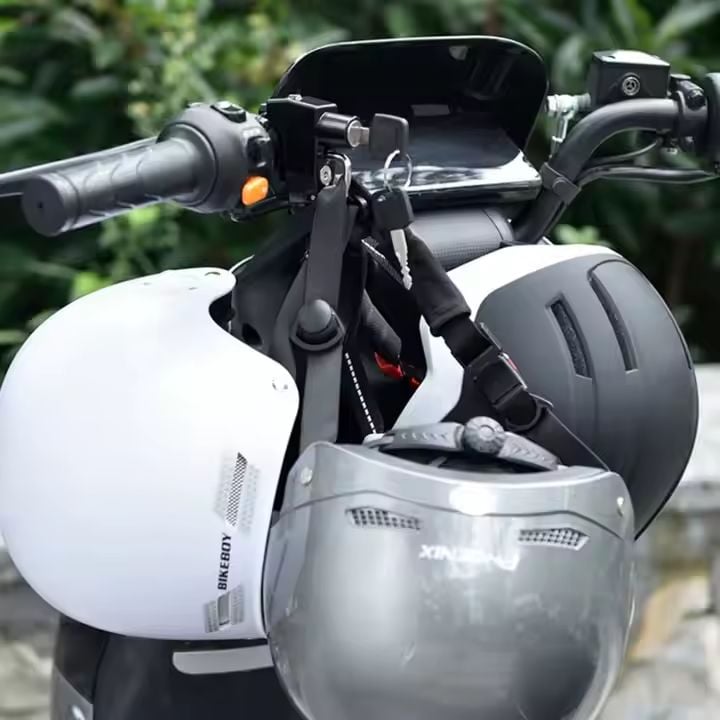 Motosiklet Gidon Bağlantılı Kilitli Askı