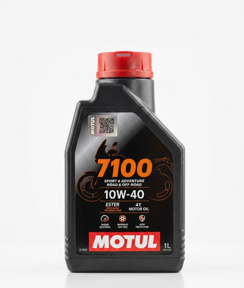 Motul 7100 10W-40 Yeni Nesil Motosiklet Yağı 1 LT.