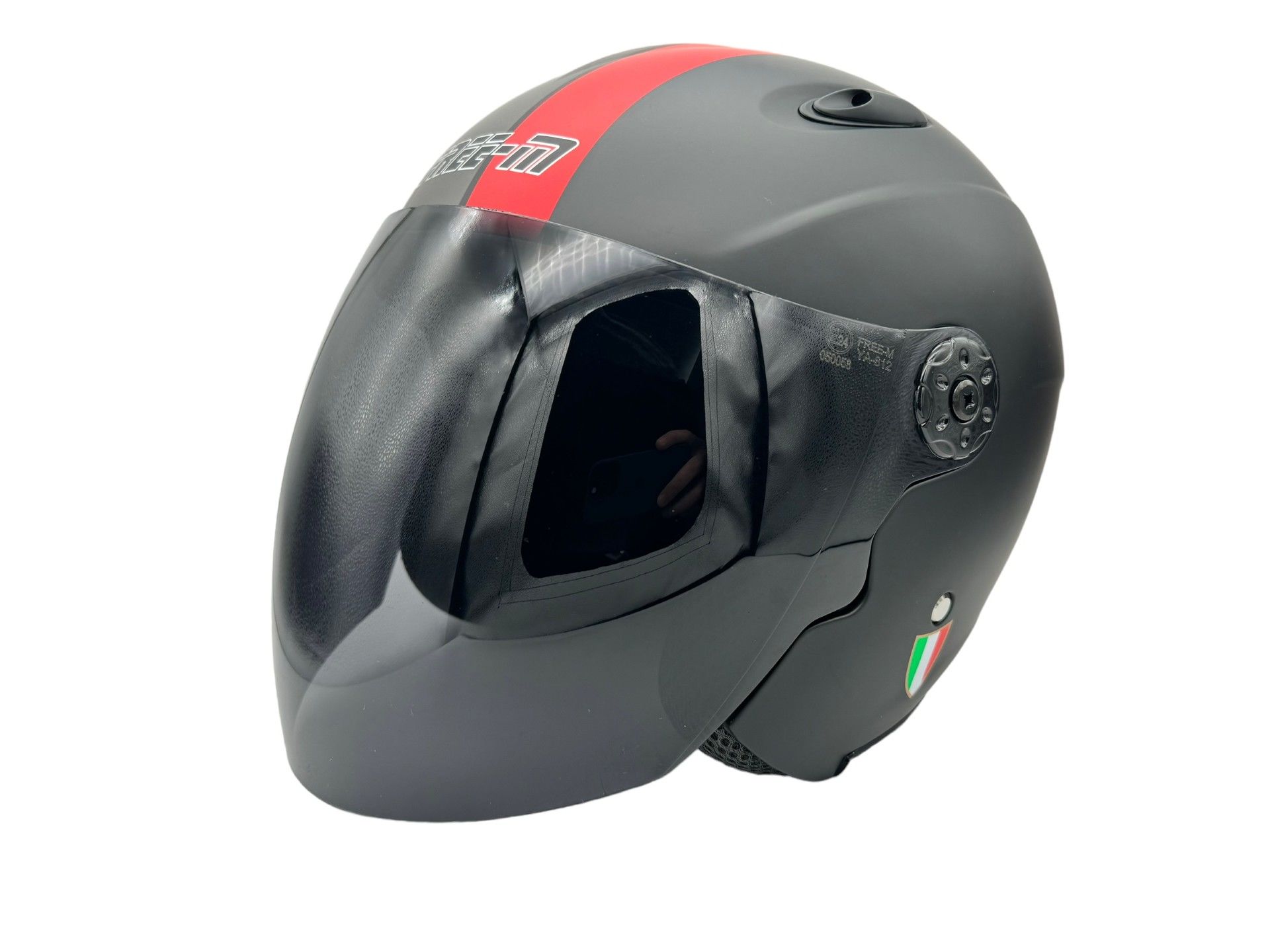 FreeM 601 Fluerescent Red Açık Motosiklet Kaskı