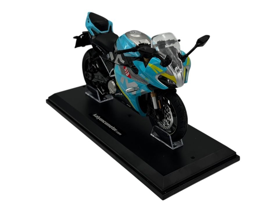 CF Moto 250 SR 1:12 Maket Motosiklet Turkuaz