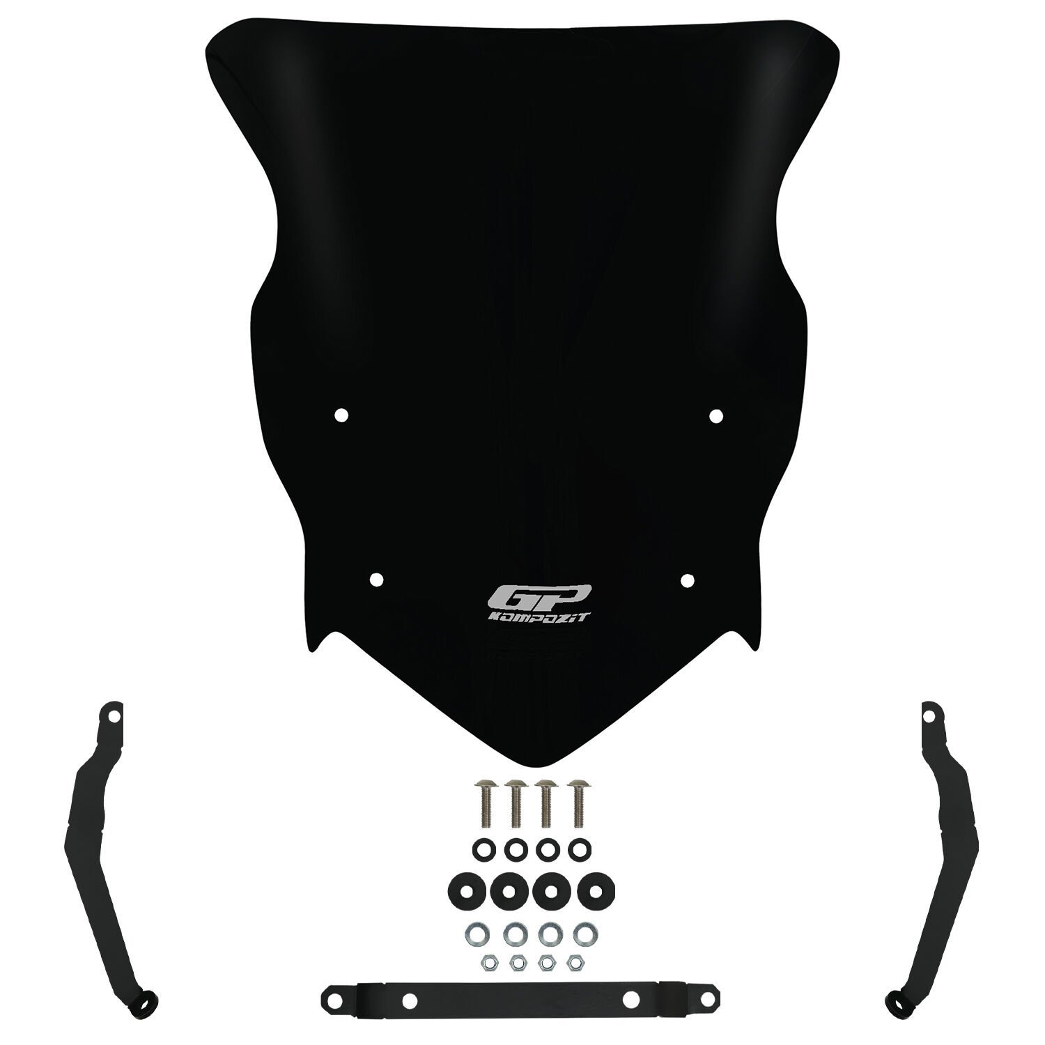 TVS Raider 125 Ön Tur Camı Siyah