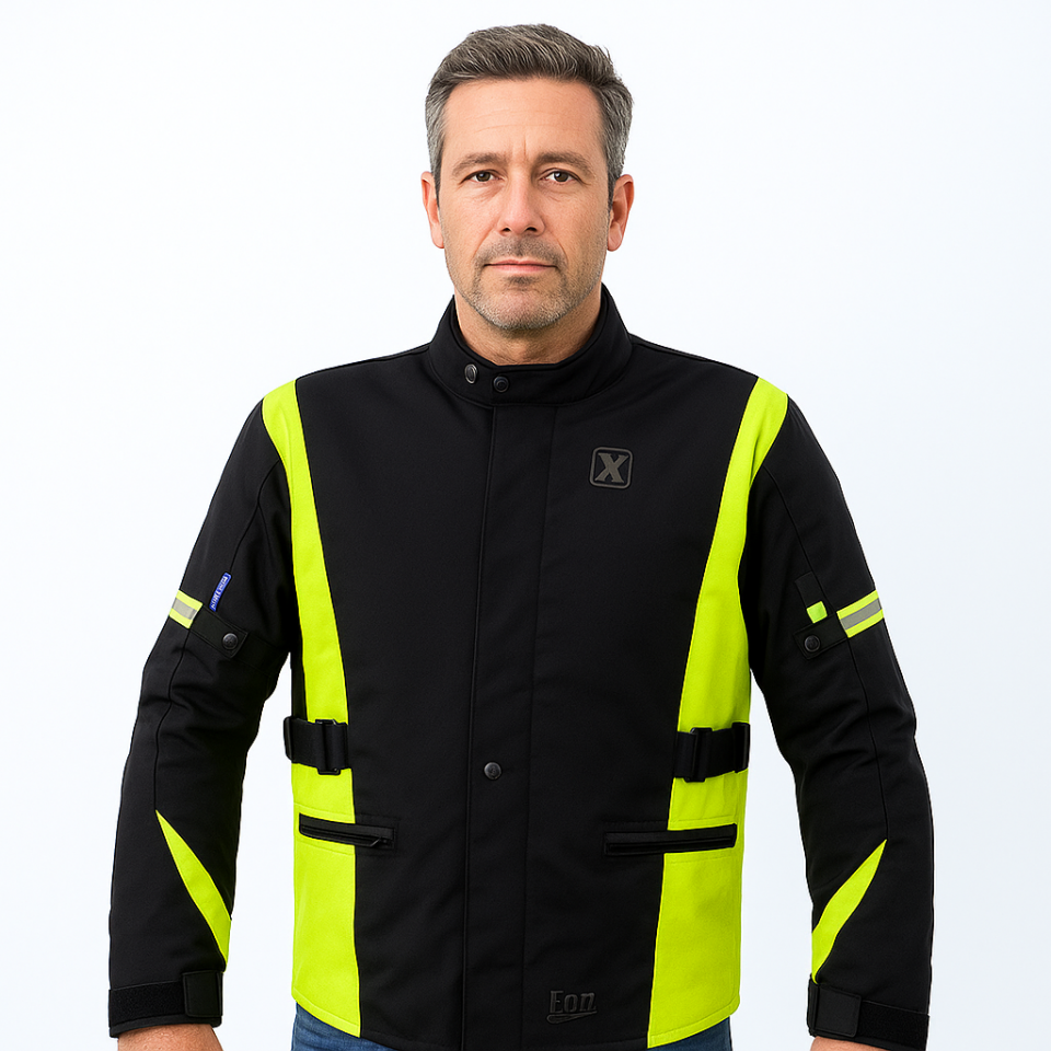 X Speed EON Kışlık Motosiklet Montu Siyah-Neon