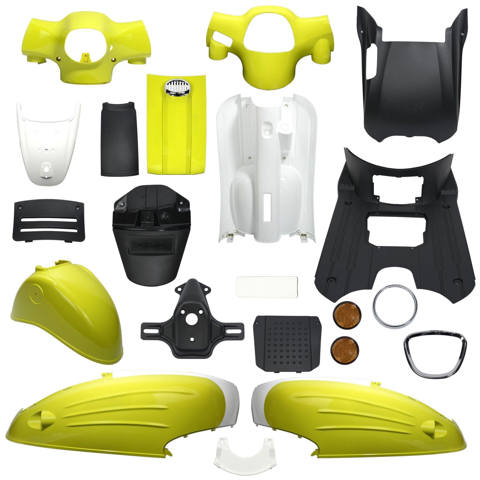 Mondial Turismo 50 Kaporta Set Sarı (Komple)