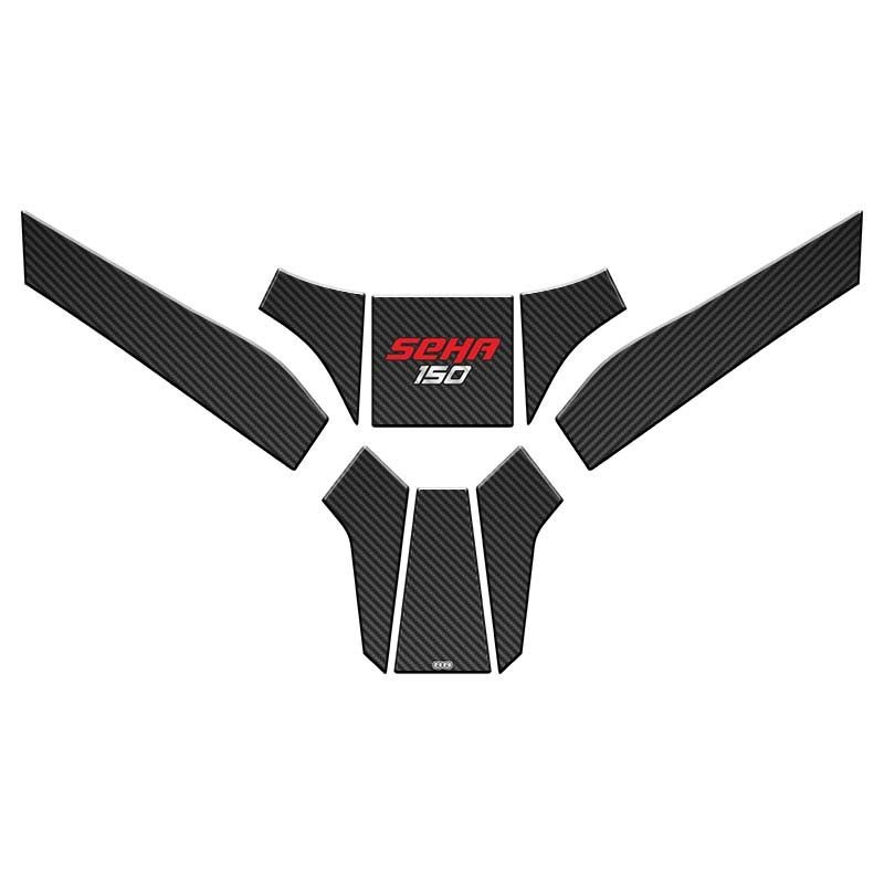 Kanuni Seha 150 Tank Pad Set Kırmızı 4 Parça