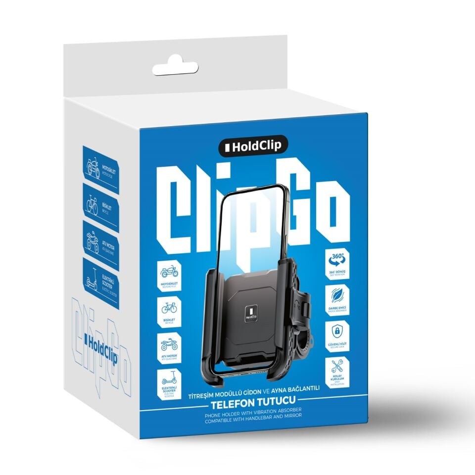 Holdclip Clipgo Titreşim Modüllü Telefon Tutucu