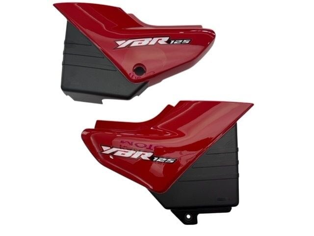 Yamaha YBR 125 Kırmızı Yan Kapak Takımı (2004-2006)