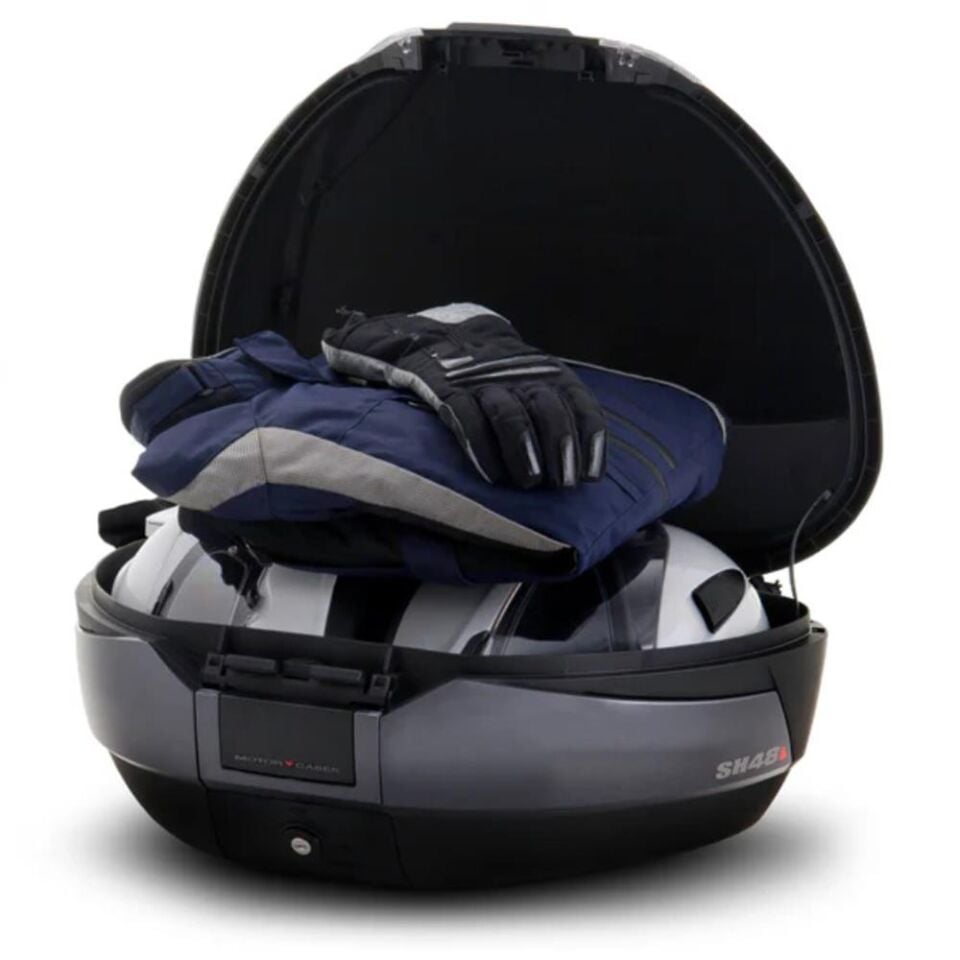SHAD SH48 Motosiklet Arka Çanta Topcase Siyah 48 Litre