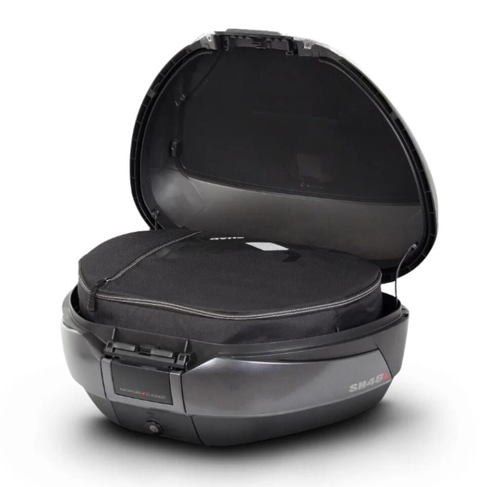 SHAD SH48 Motosiklet Arka Çanta Topcase Siyah 48 Litre