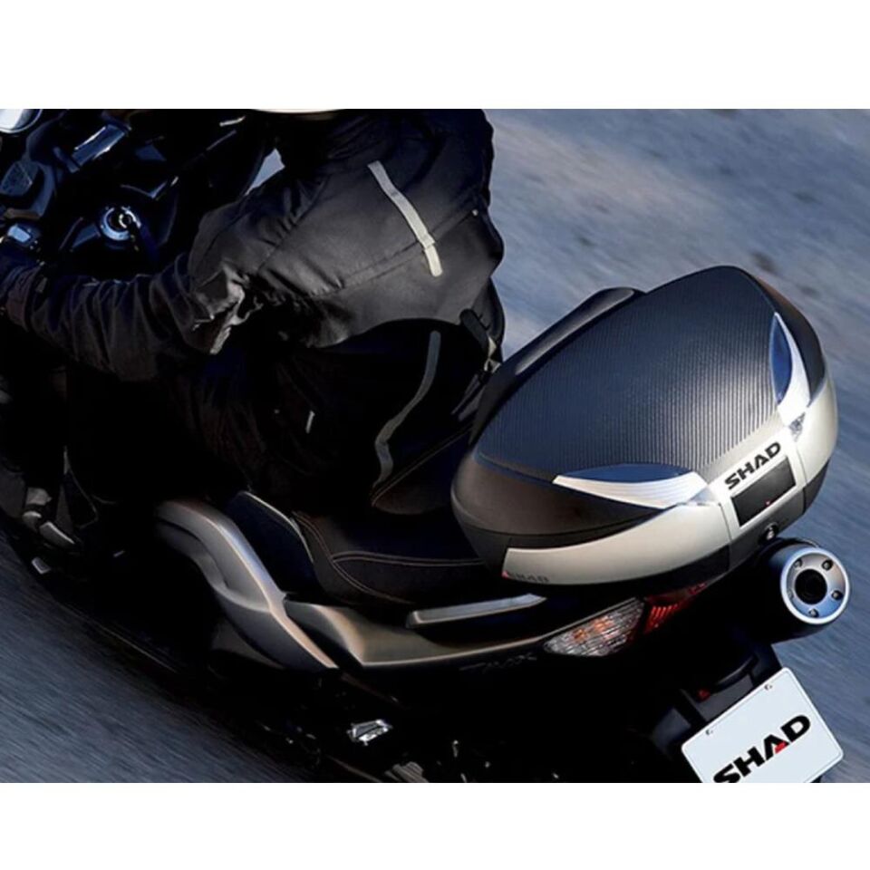 SHAD SH48 Motosiklet Arka Çanta Titanium Topcase 48 Litre D0B48400