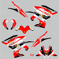 Mondial X-Treme Max 150 Monster Energy Desing Sticker Set Beyaz