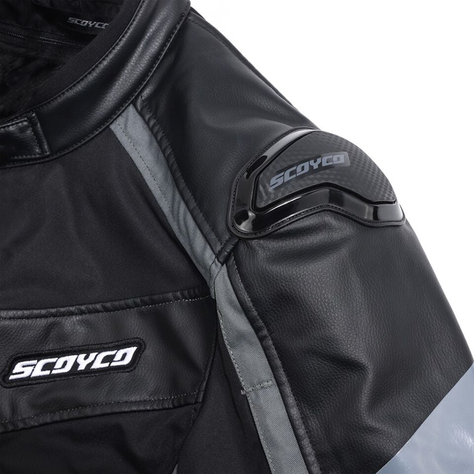 Scoyco JK 152 Motosiklet Montu Siyah Gri