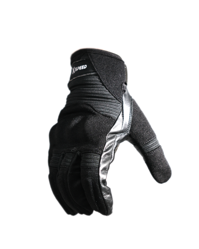 X-Speed Comfy Motosiklet Eldiveni Siyah TS EN 13594