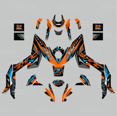 KTM Duke 390 Sport Design Sticker Set (2011-2016)