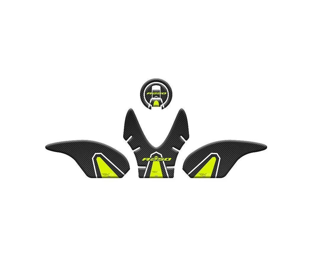 RKS R250 Tank Pad Siyah Neon 005
