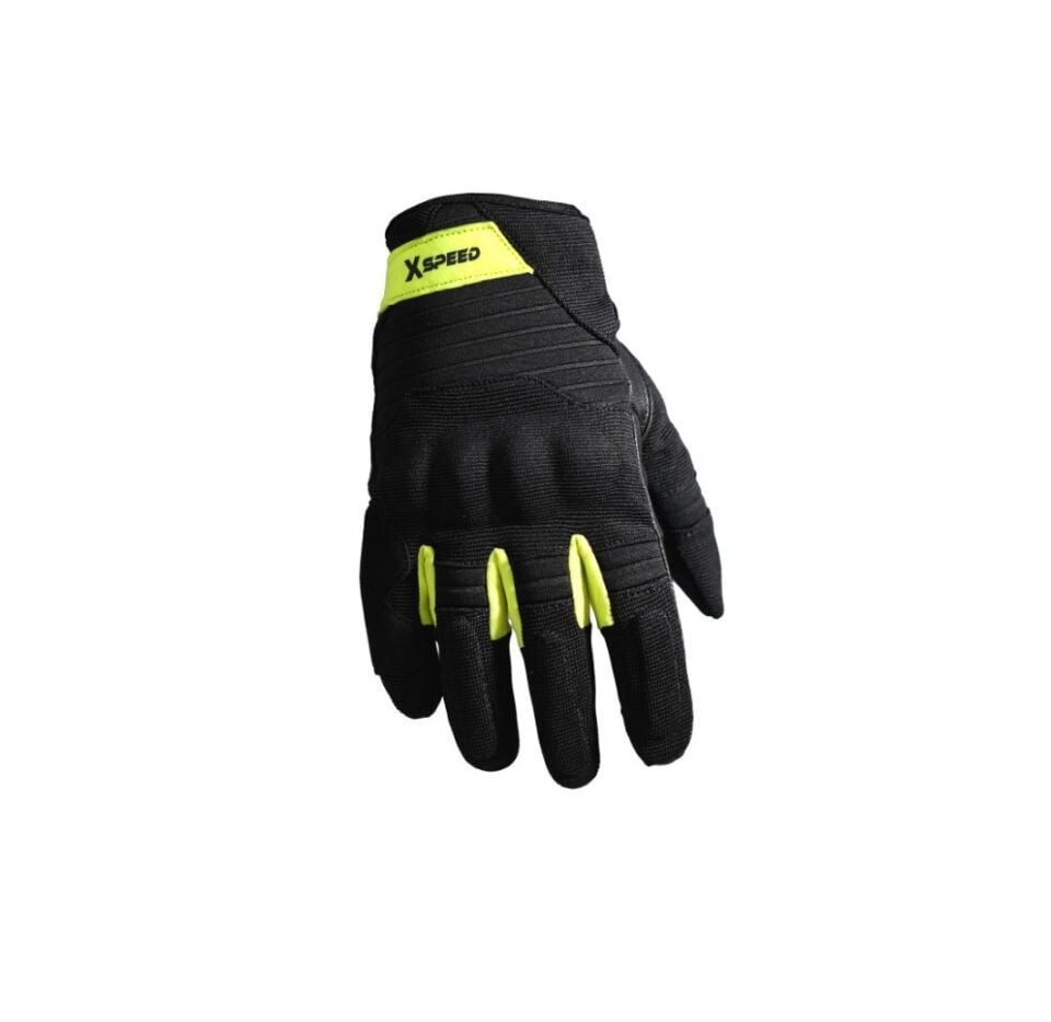 X-Speed Comfy Motosikle Eldiveni Neon TS EN 13594