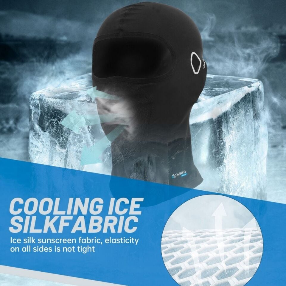 Nukrotech Nukrowear Cool Touch Yazlık Balaklava Maske
