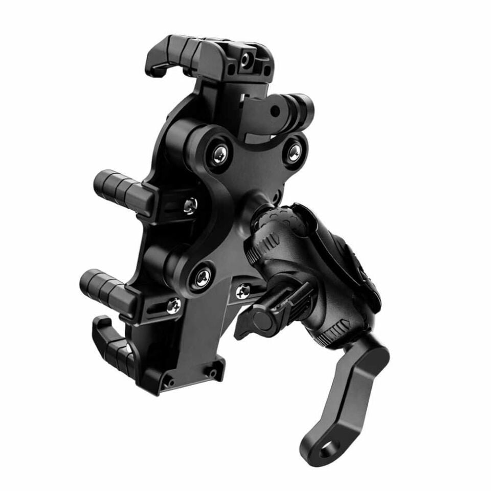 KNMaster TT-820 Titreşim Önleyicili Motosiklet Telefon Tutucu