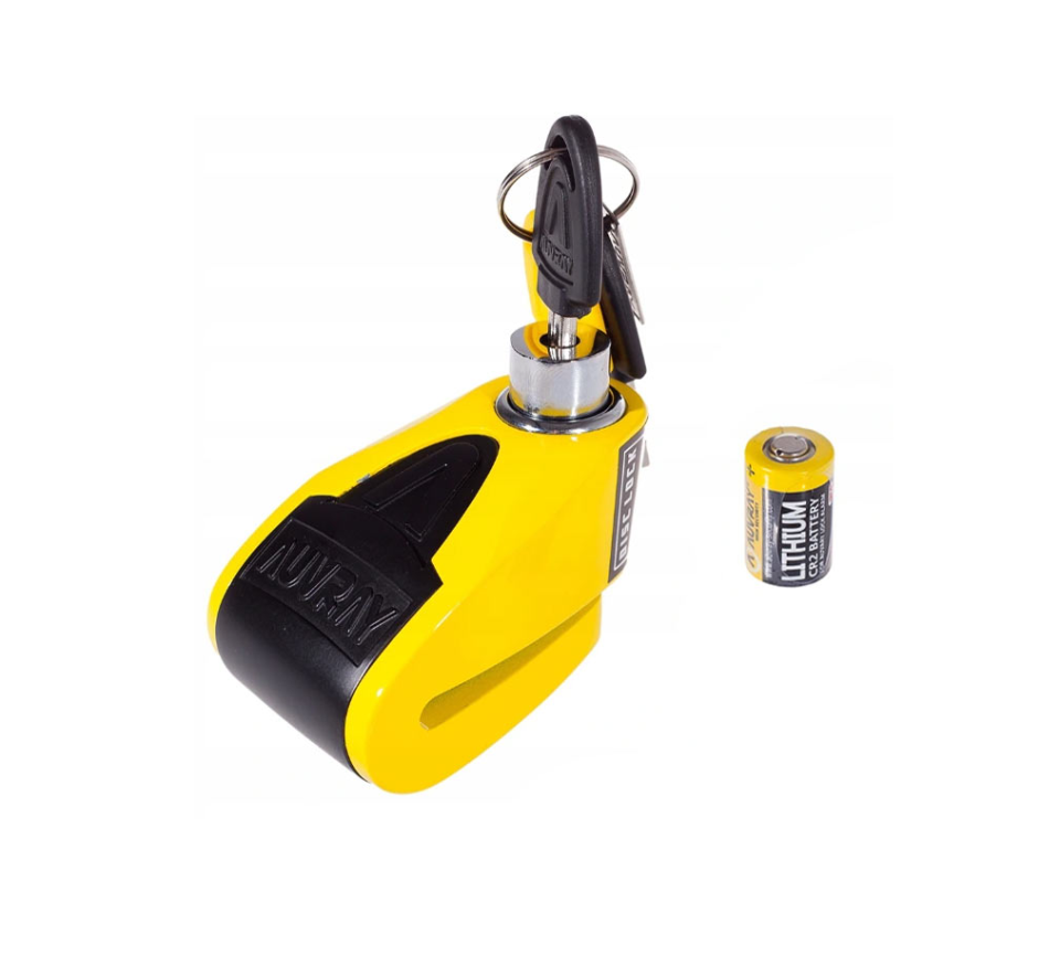 Auvray BD-210 Motosiklet Disk Kilidi Sarı 10 mm