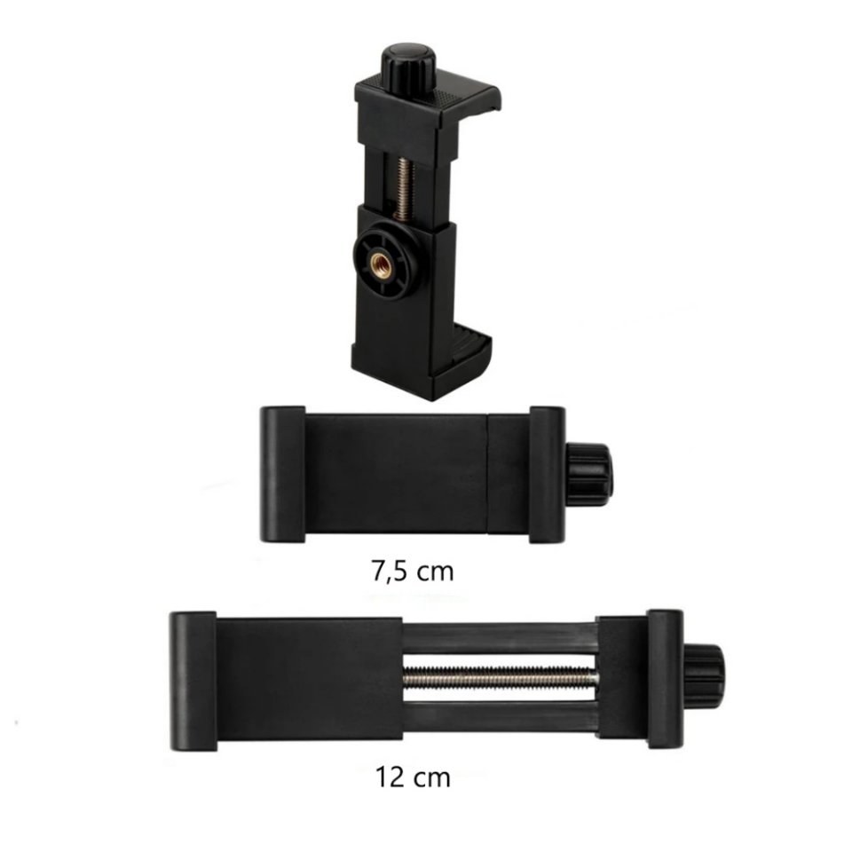 KNMaster HC-20 Motosiklet Kask Çene Yapıştırıcılı Telefon Ve Aksiyon Kamera Tutucu