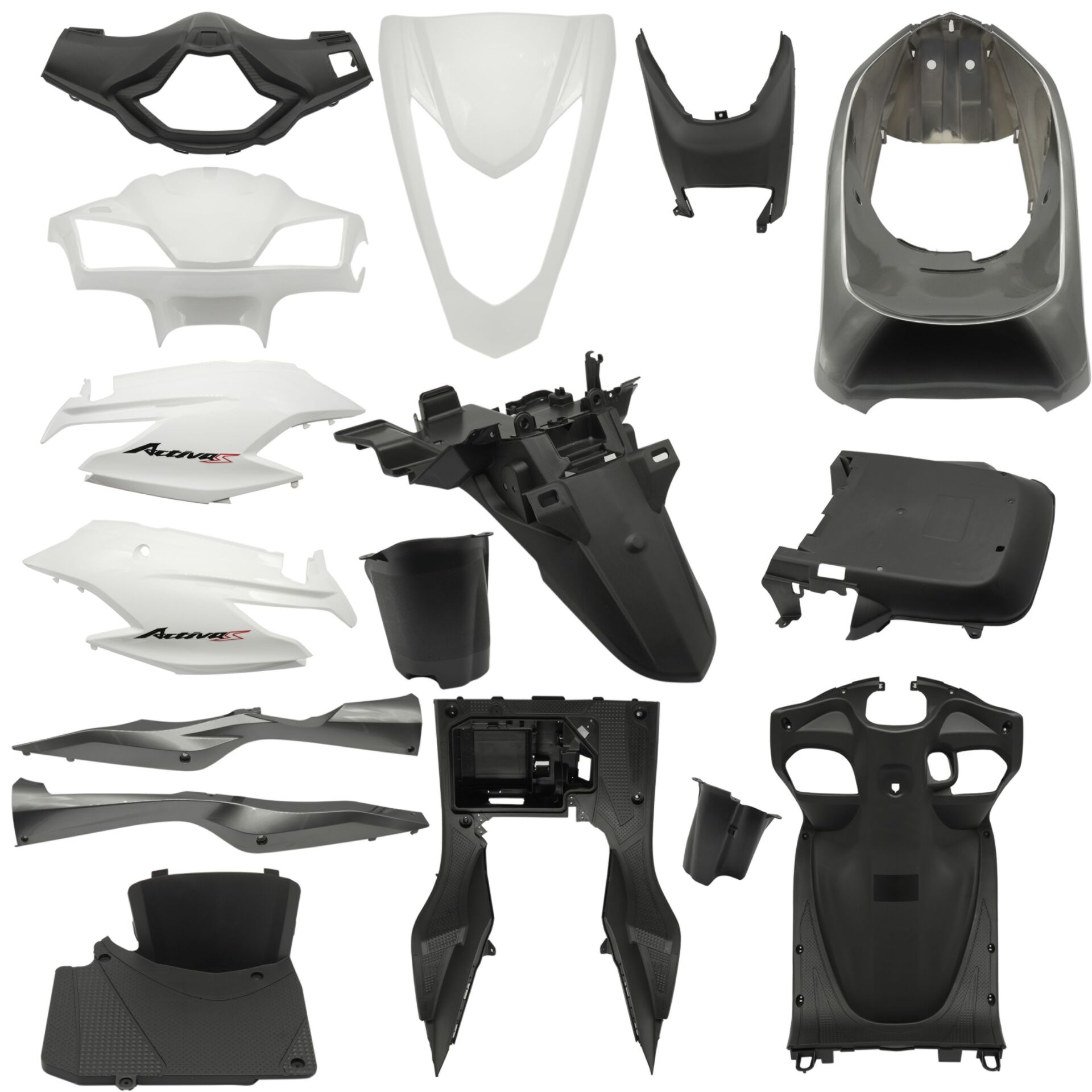 Honda Activa S Kaporta Set Beyaz (Eski Model) 16 Parça