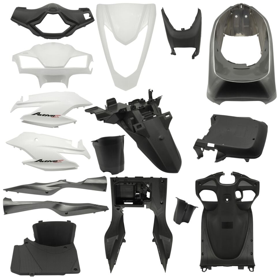 Honda Activa S Kaporta Set Beyaz (Eski Model) 16 Parça