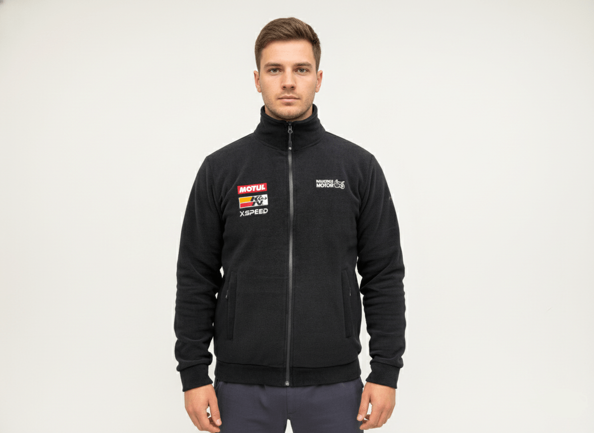 Kaly Siyah Polar Ceket