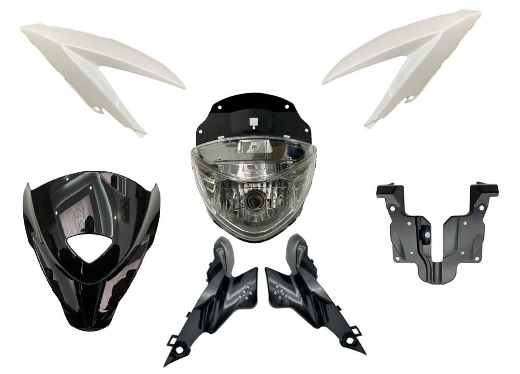 Mondial Drift 125 L Beyaz Kafa Grenaj Takımı