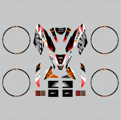 KTM Duke 125 R Design Sticker Set (2011-16)