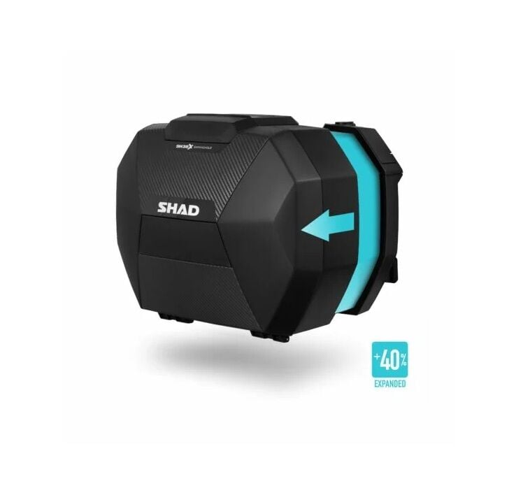 Shad SH38X Genişletilebilir Karbon Yan Çanta Seti Sağ ve Sol D0B38106