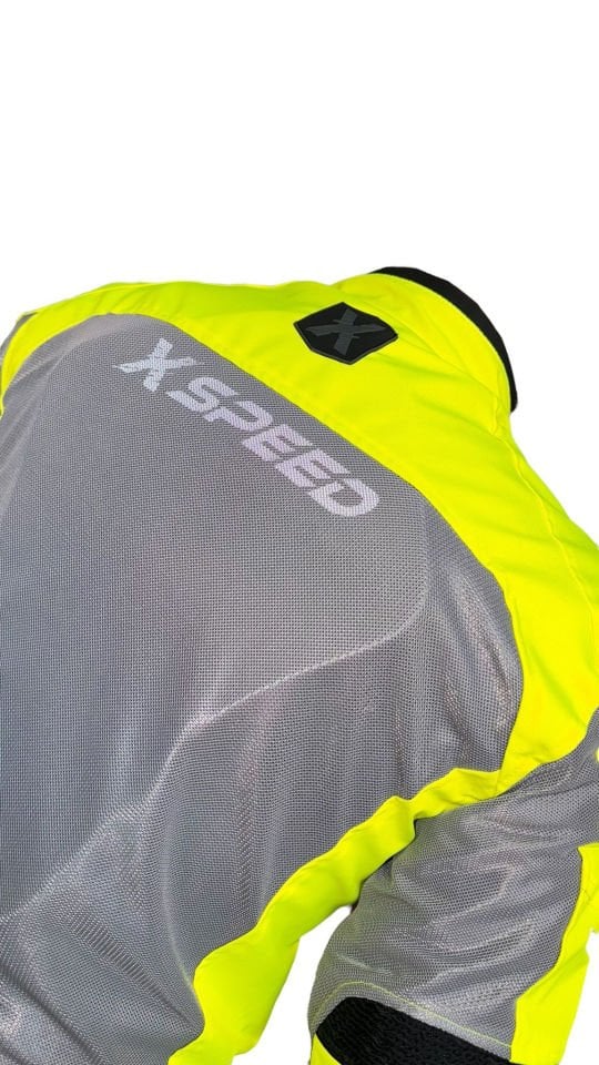 X Speed x-evo Fileli Yazlık Motosiklet Montu Neon