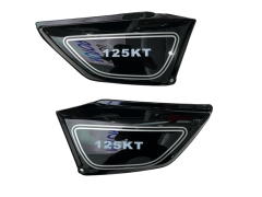Mondial 125 KT Yan Kapak Takımı Siyah