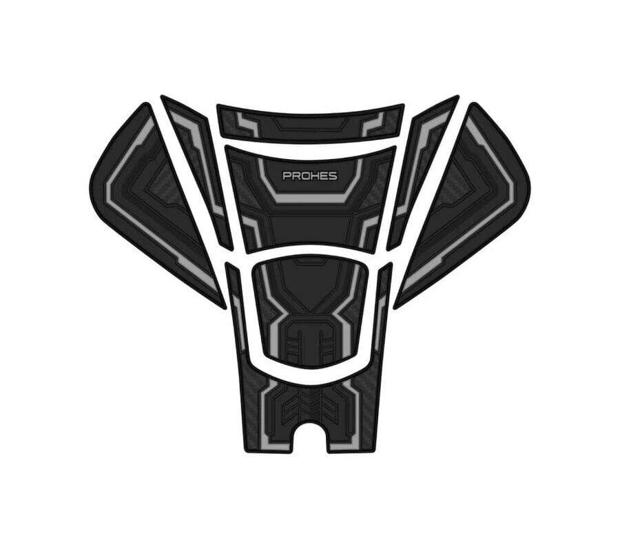 Honda PCX 125 Deluxe Tank Pad Takımı Kauçuk Gri