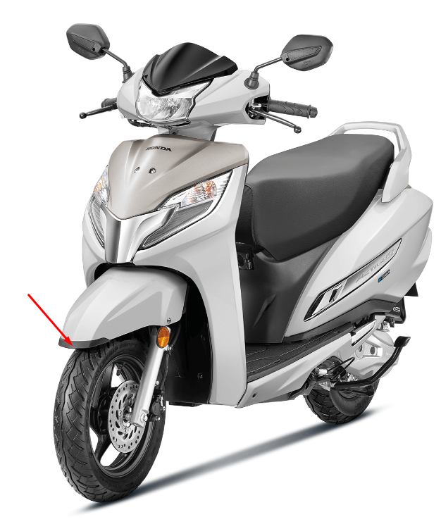 Honda Activa 125 Ön Çamurluk Koruma Plastiği (2023 Kasa)