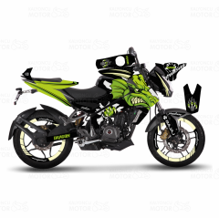 Bajaj Pulsar 200 NS Green Dragon Sticker Set