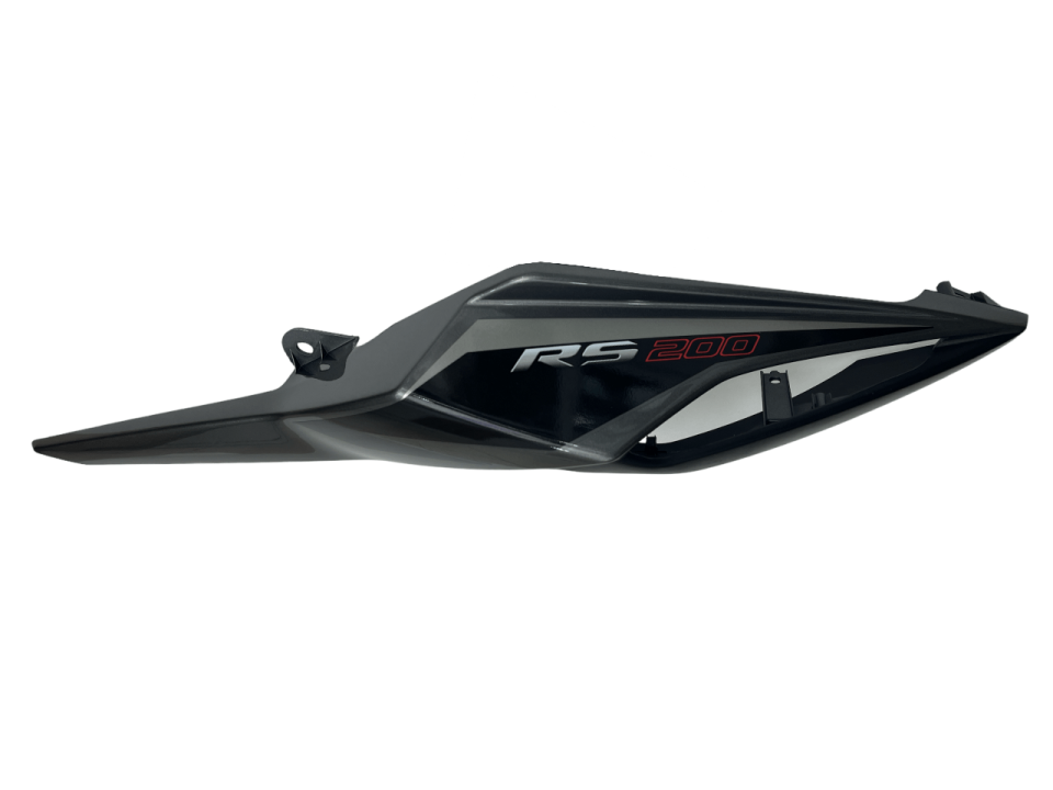Bajaj Pulsar RS 200 Sele Alt Panel Sol Siyah Gri