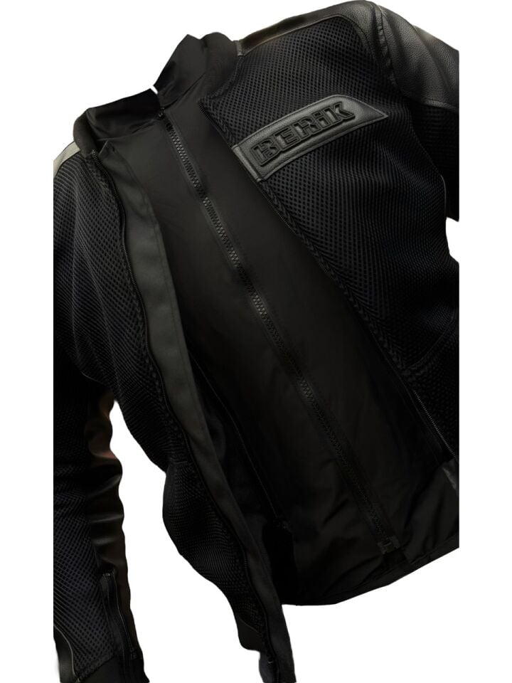 Berik Rock Deri Motosiklet Ceketi