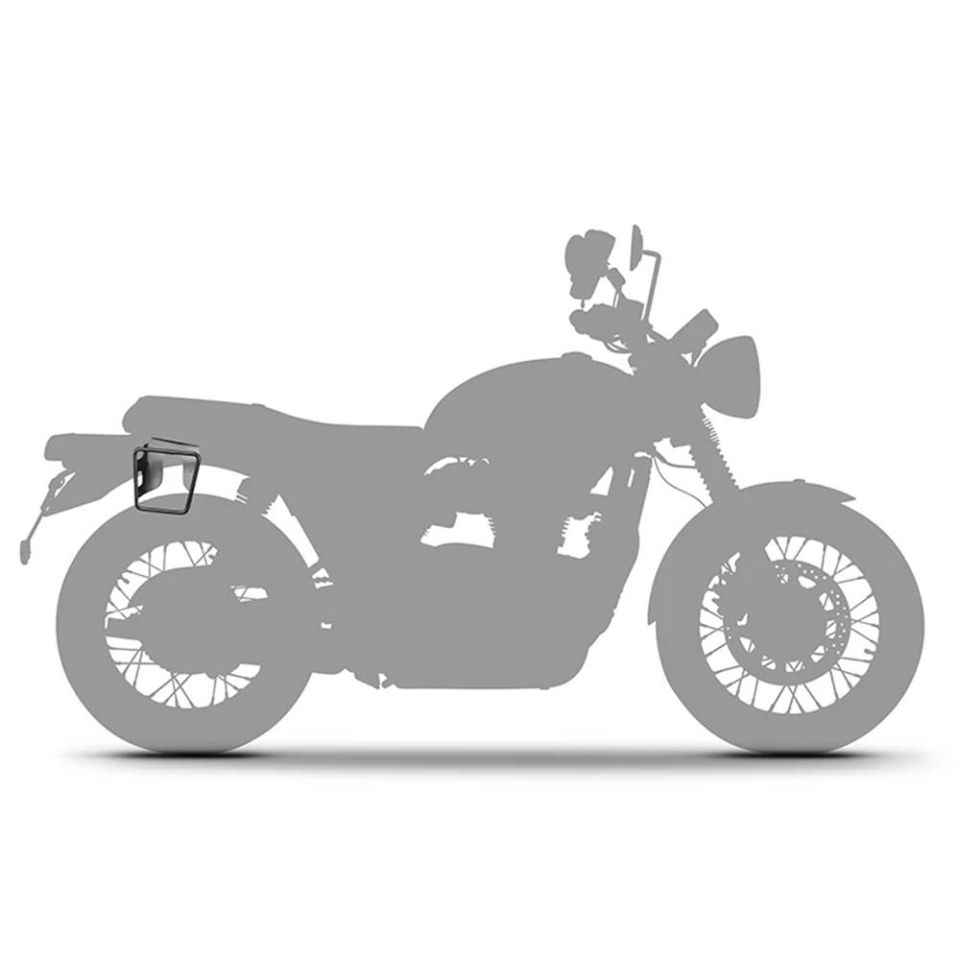 SHAD CAFE RACER KAHVERENGİ RETRO YAN ÇANTA SADDLE BAG X0SR38