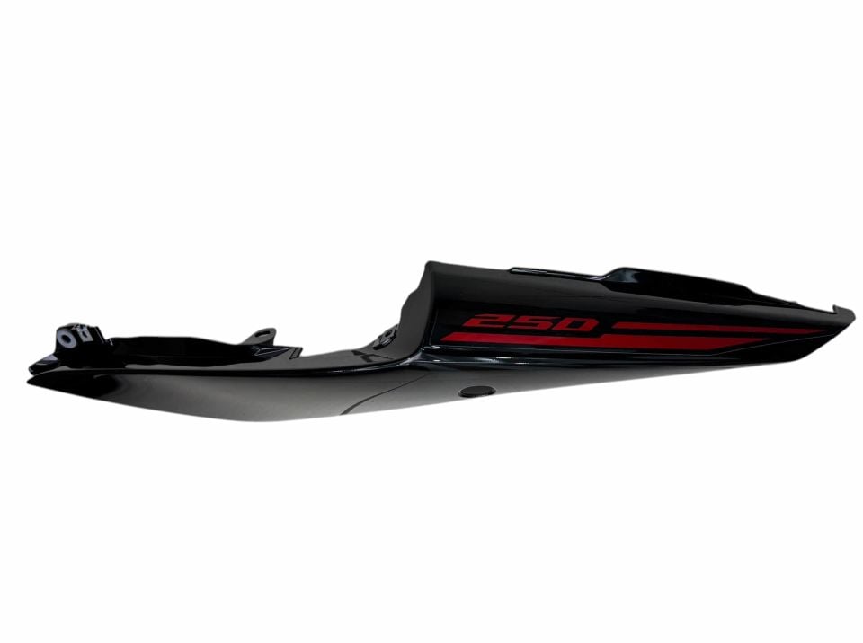 Yamaha YZF R25 Sele Alt Panel Sol Siyah Kırmızı