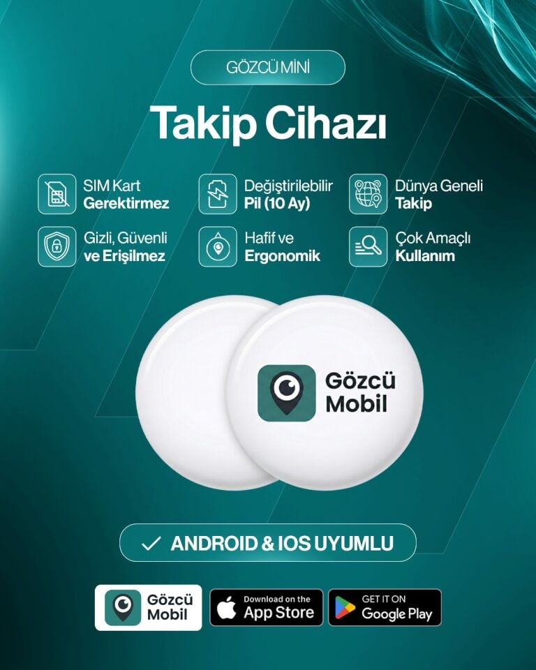 Gözcü Mini Takip Cihazı (Android+İOS)